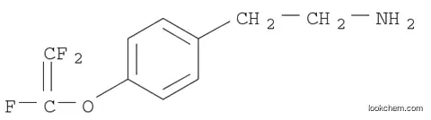 Molecular Structure of 1000505-47-4 (Benzeneethanamine, 4-[(1,2,2-trifluoroethenyl)oxy]-)